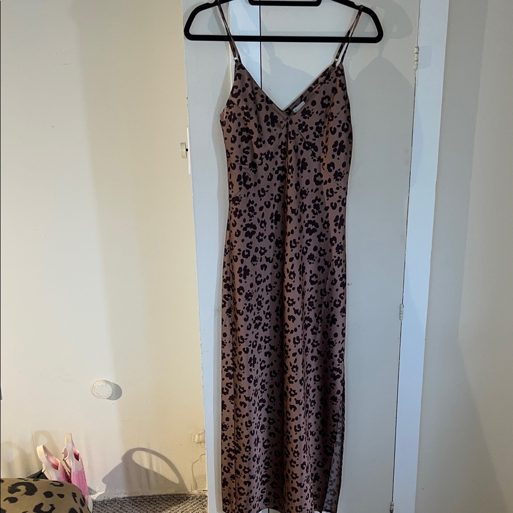 A new day Leopard Print Slip Dress
